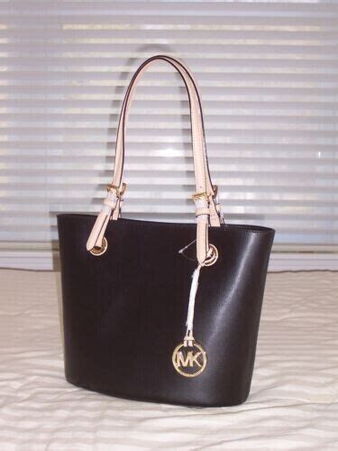 michael kors 38h5xttt2l|Michael Kors Jet Set Item Tote Luggage Medium Purse .